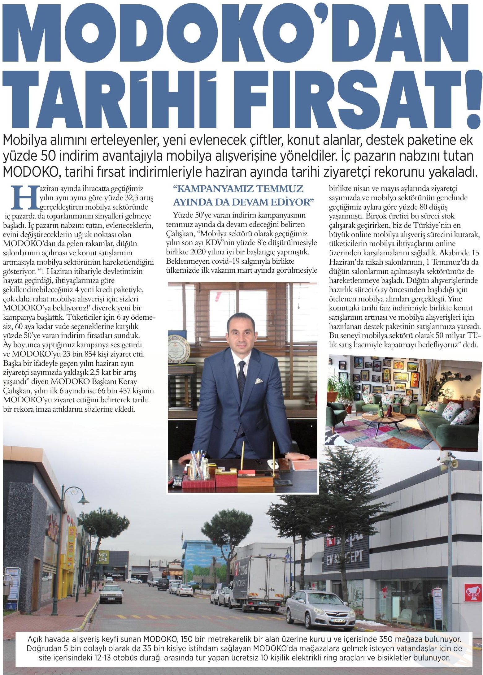 Modoko'dan tarihi fırsat