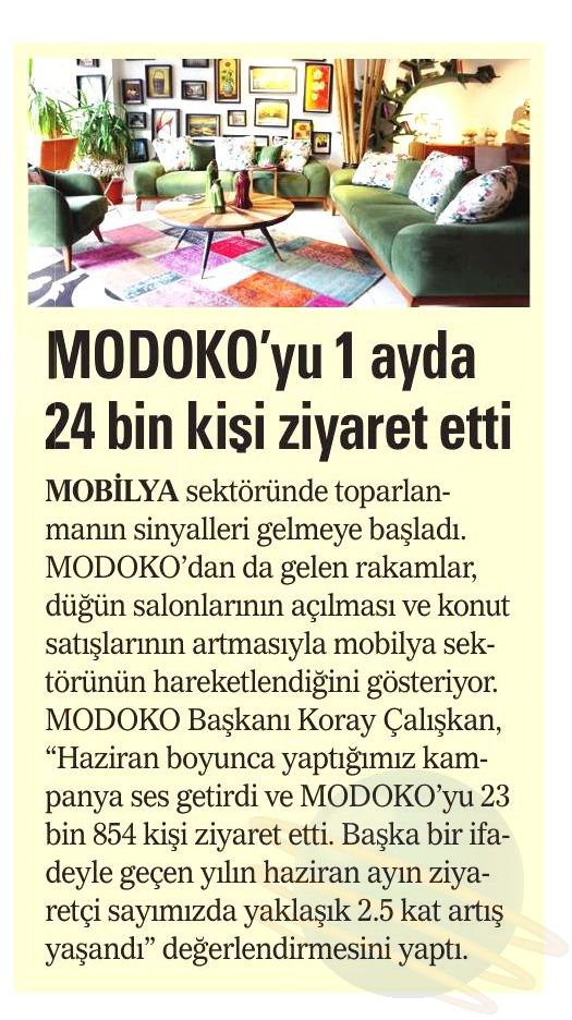 Modoko'yu 1 ayda 24 bin kişi ziyaret etti