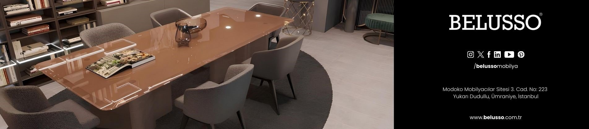 Belusso Yemek Odası Takımları