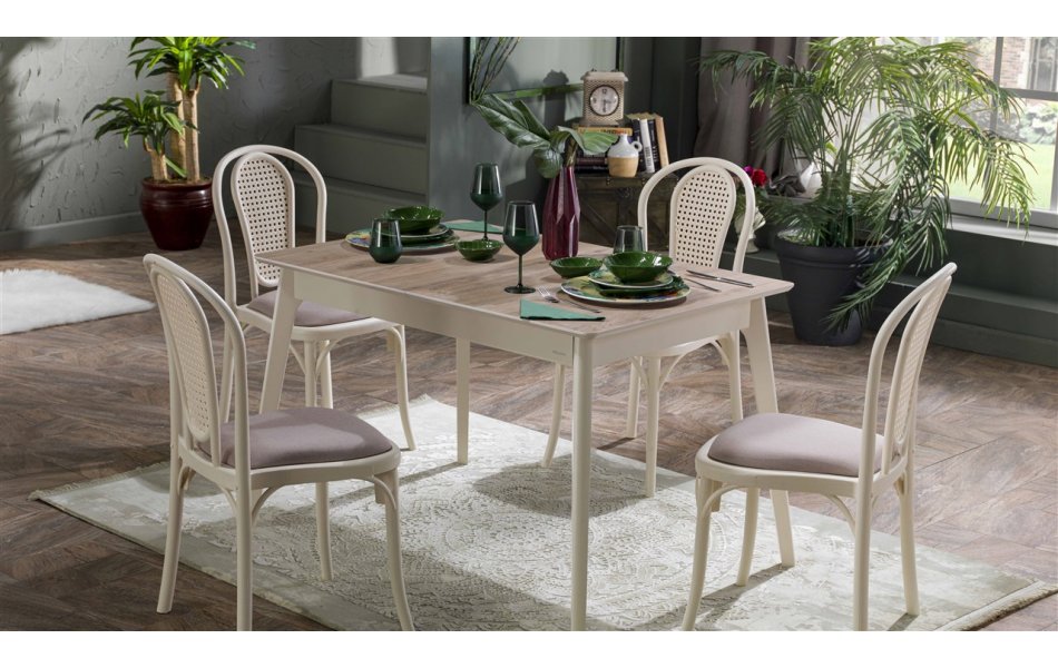 Tetra Masa Sandalye Takımı Bellona Akdeniz Modoko