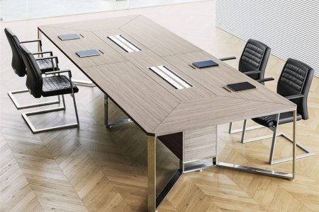 5 Modül Toplantı Masası - Abba Mobilya Ofis Proje