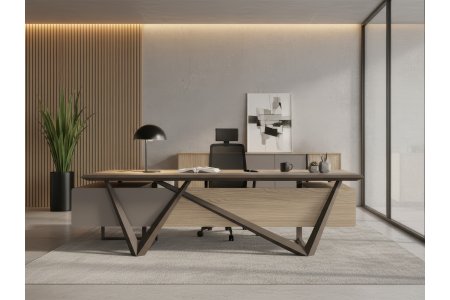 Vlns M210 Ofis Makam Ve Yönetici Masası - Abba Mobilya Ofis Proje