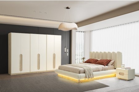 Alfa Traverten Yatak Odası - Canetto Home Concept