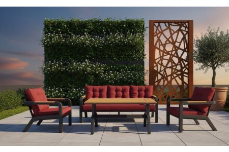 Alüminyum Soft Oturma Grubu - Garden Dizayn