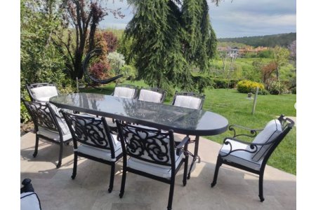 Best Döküm Yemek Masa Takımı - Luvio Garden