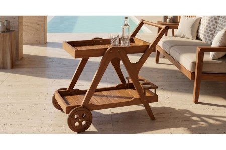 Bodrum Servis Sehpası - Wood Land Garden