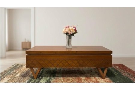 Ceviz Orta Sehpa - Kristal Home Design