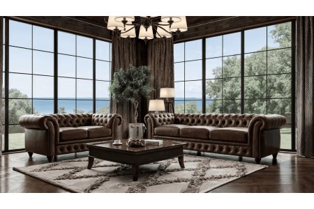 Chesterfield Koltuk Takımı - CNT Mobilya