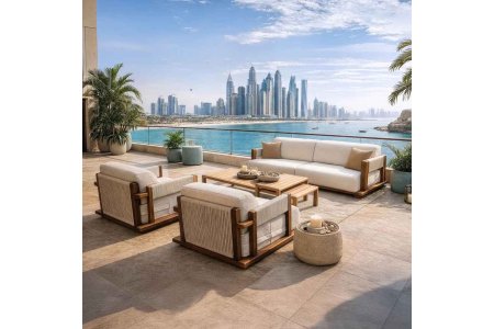Eagle Teak Bahçe Koltuk Takımı - Millennium Aksesuar & Bahçe Mobilyası