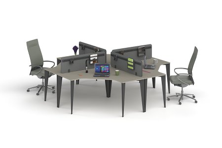 Exen Yonca Workstation - Maem Ofis Mobilyaları
