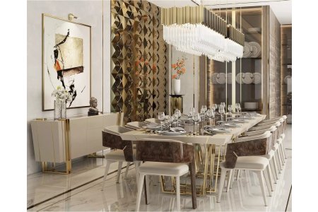 Kaplamalı Yemek Odası - Elano Luxury