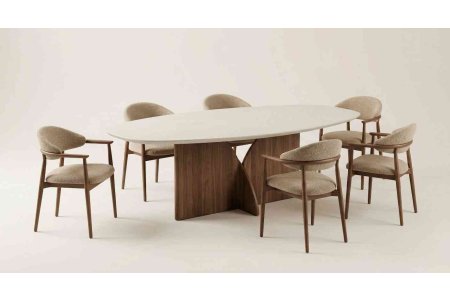 Likya Yemek Masası - Kristal Home Design