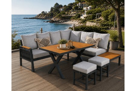 Linda Köşe Takımı  - Dünya Bahçe & Balkon Mobilyaları