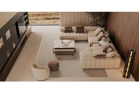 Lizi Köşe Koltuk Takımı - Çimen Mobilya