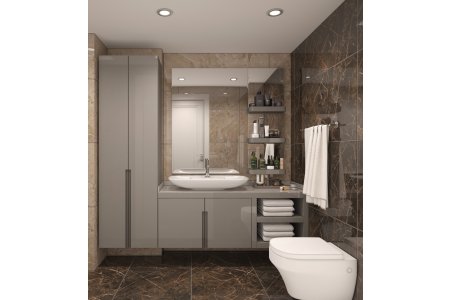 Lucky Banyo Dolabı - Çimen Mobilya