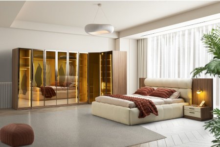 Luka Reflekte Yatak Odası  - Canetto Home Concept