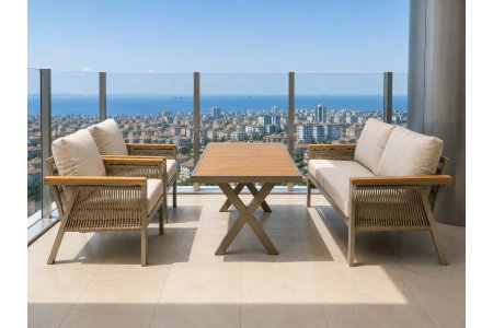 Melina Çay Seti  - Dünya Bahçe & Balkon Mobilyaları