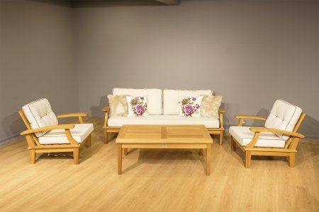 Parma İroko Oturma Grubu - Garden Modern Bahçe Mobilyaları