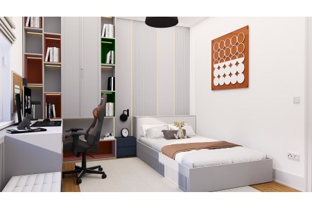 Proje- Özel Tasarlanmış Erkek Genç Odası  - İcans Mobilya