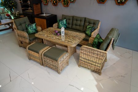 Rattan LATTE Oturma Grubu - Garden Modern Bahçe Mobilyaları