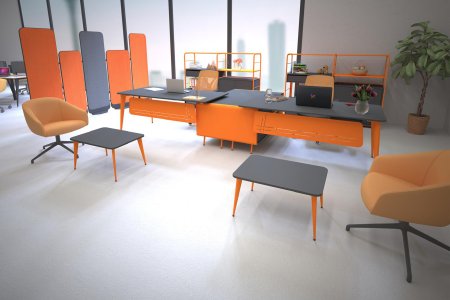 Ritim İkili Workstation - Maem Ofis Mobilyaları