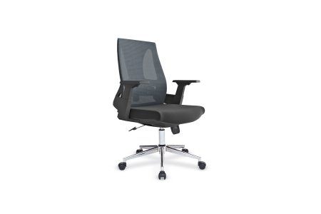 SİYAH GÖVDE ABB. RT BLB. İTHAL FİLELİ ŞEF ÇALIŞMA KOLTUĞU  - Abba Mobilya Ofis Proje