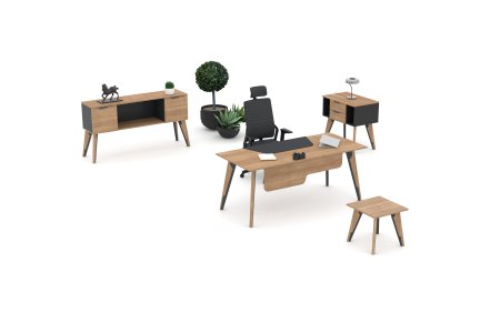 Solo Yönetici Masası - Marka Ofis Mobilya