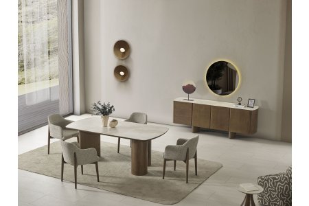 Tesla Yemek Odası Seramik  - Canetto Home Concept