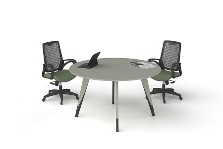 Trend Yuvarlak Toplantı Masası - Maem Ofis Mobilyaları