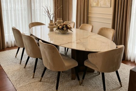 Vogue Elips Masa  - Şanze Mobilya