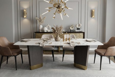 Vogue Mermer Masa  - Şanze Mobilya