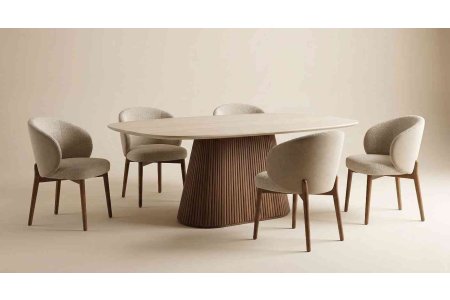 Yakamoz Yemek Masası - Kristal Home Design