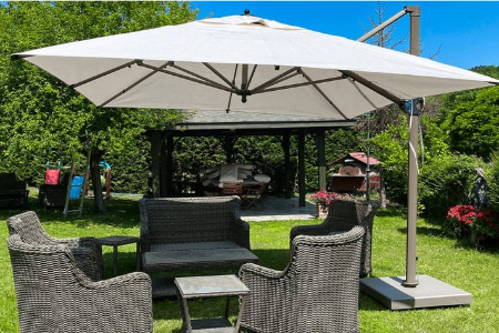 YANDAN GÖVDELİ ŞEMSİYE - Luvio Garden