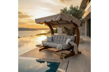 Yaz Rüyası Teak Salıncak - Millennium Aksesuar & Bahçe Mobilyası