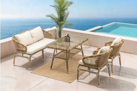 Zambak Mini Balkon Takımı - Luvio Garden
