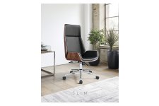 Slim Doğal Ahşap Toplantı Ve Çalışma Koltuğu