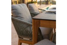 Albina Teak Bahçe Masa Takımı-220 Cm