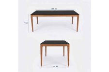 Albina Teak Bahçe Masa Takımı-220 Cm