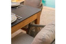 Albina Teak Bahçe Masa Takımı-220 Cm