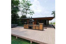 Barbekü Feniks Long Plus Teak