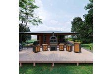 Barbekü Feniks Long Plus Teak