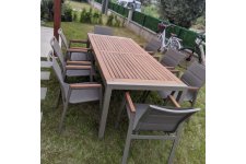 BODRUM ALÜMİNYUM YEMEK MASA TAKIMI