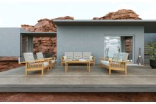 Bodrum Teak Bahçe Oturma Grubu
