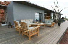 Bodrum Teak Bahçe Oturma Grubu