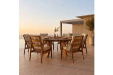 Çarkıfelek Teak Bahçe Masa Takımı