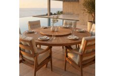 Çarkıfelek Teak Bahçe Masa Takımı