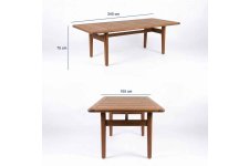 Eagle Teak Bahçe Masa Takımı-240 Cm