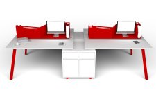 FLY WORKSTATİON 4'LÜ KESONLU
