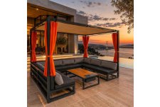 Gazebo Aluminyum Köşe Koltuk Takımı