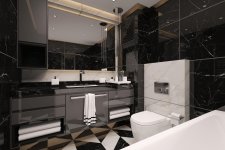 Grey Banyo Dolabı